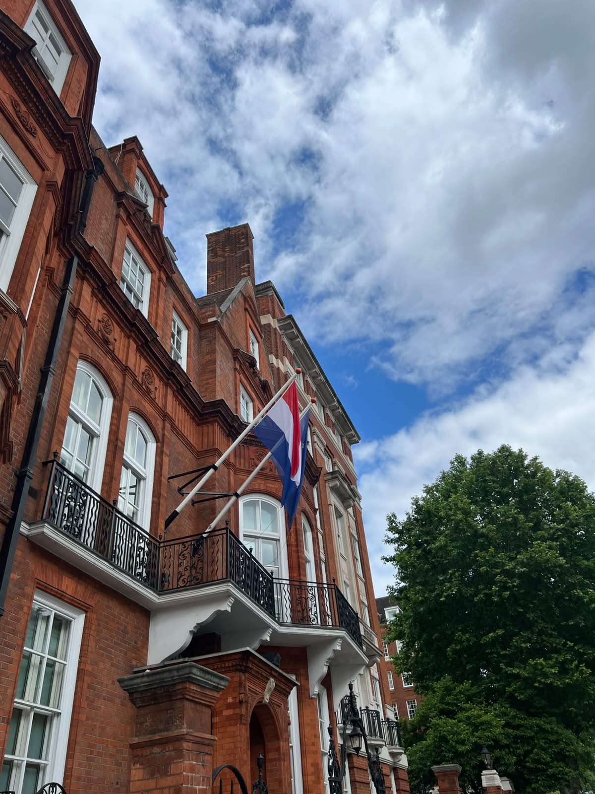 Dutch Ambassador's Residence · fireside lunch