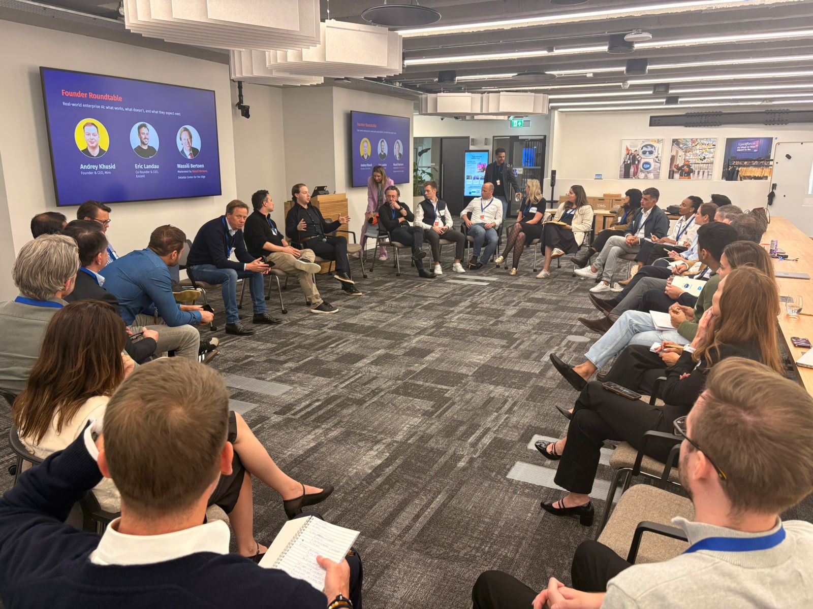 Founder roundtable · Andrey Khusid (Miro) & Eric Landau (Encord)