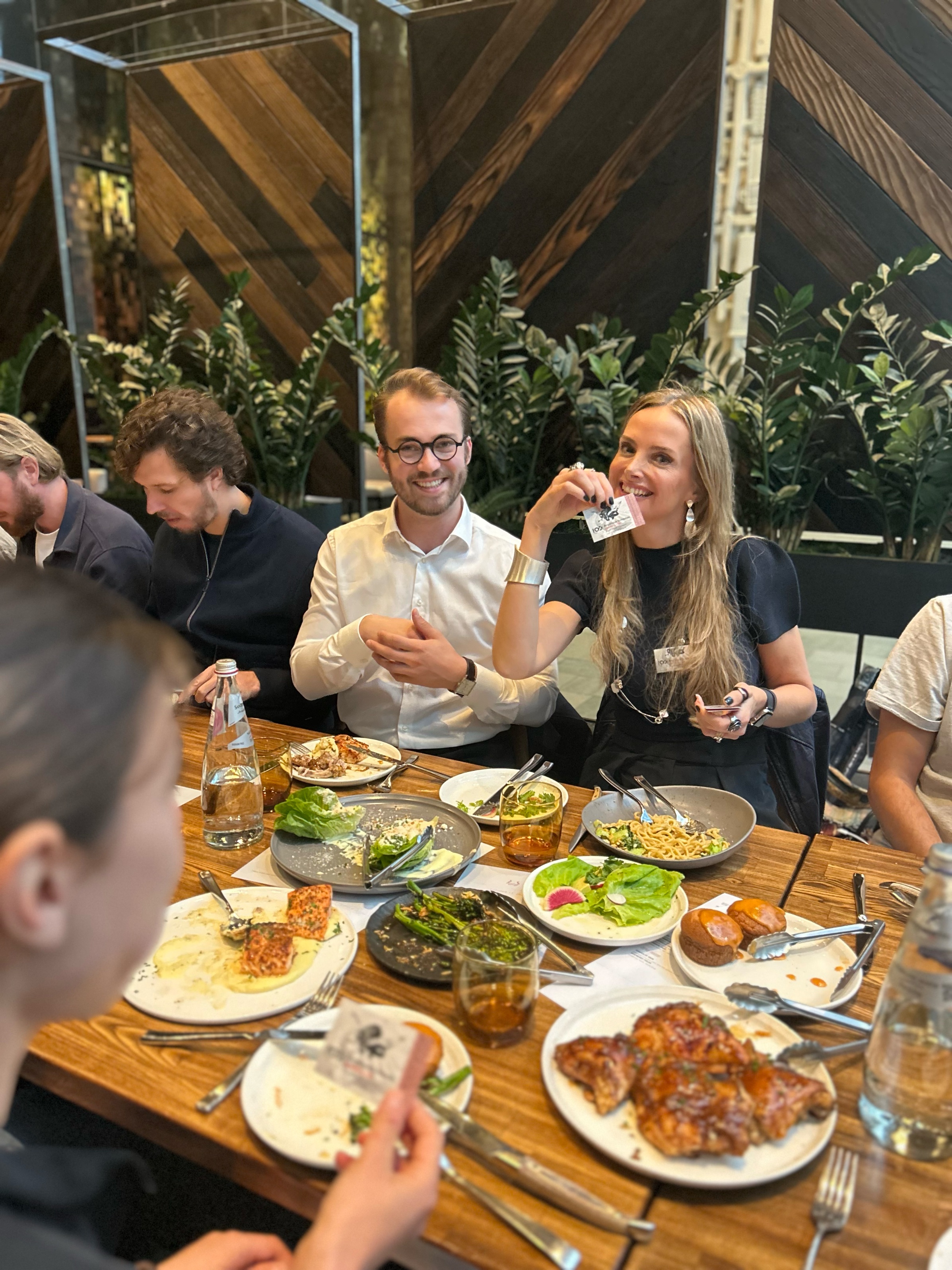 Lunch with YC founders